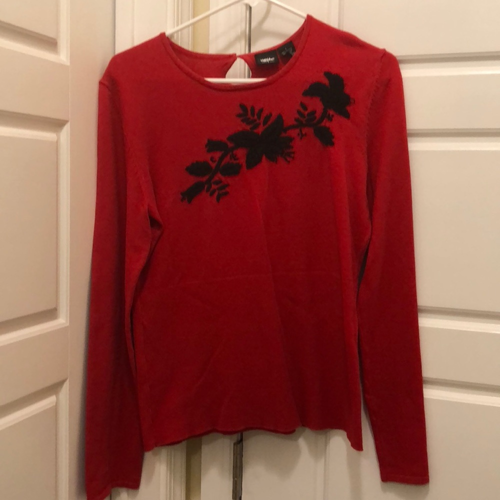 Red sweater